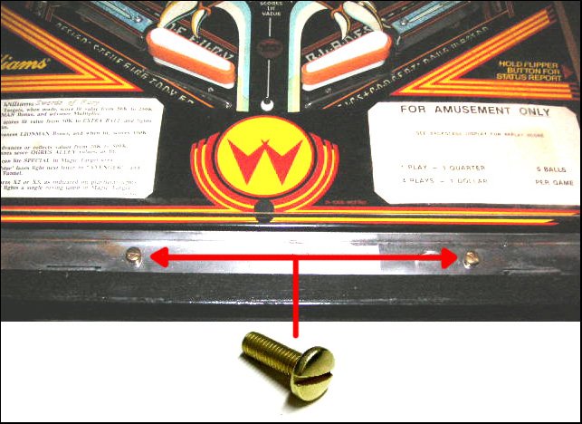 Brass Lockdown Bar Adjuster Screw